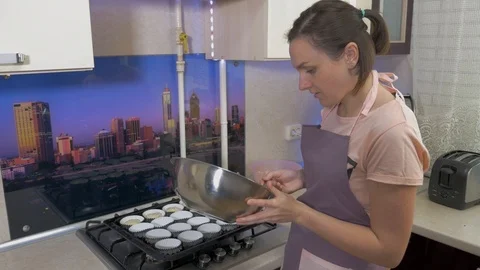 The process of making cupcakes! Stock Footage 112140580