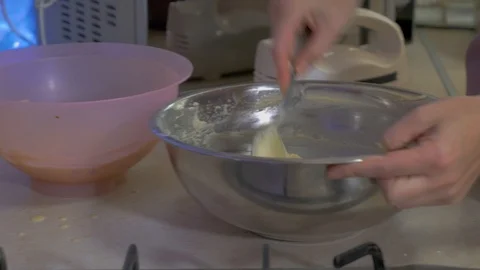 The process of making cupcakes! Stock Footage 112140819