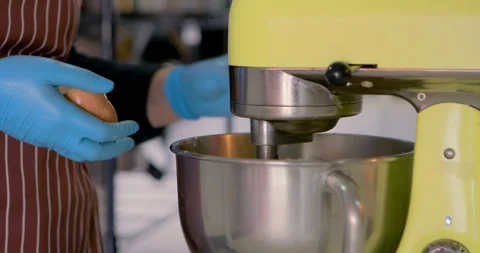 Process of making a delicious bread or dessert on home kitchen. Stock Footage 158202580