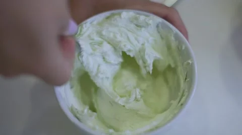 Process of making delicious cupcakes in a bakery shop Stock Footage 57533819