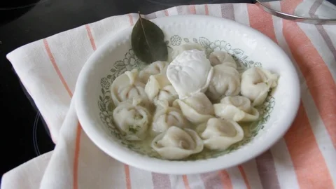 The process of making dumplings Stock Footage 72374623