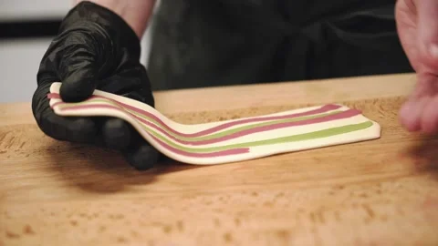 The process of making dumplings. Stock Footage 147571787