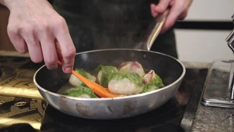 The process of making dumplings. Stock Footage 147571852