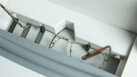 Process of making eye glasses Stock Footage 89686217