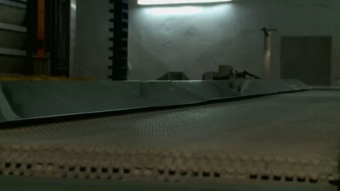 Process of making fresh bread at the factory Stock Footage 73699626