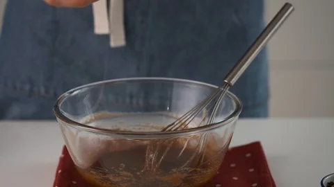 Process of making gingerbread cookies for Christmas. A woman is preparing a Stock Footage 121118123