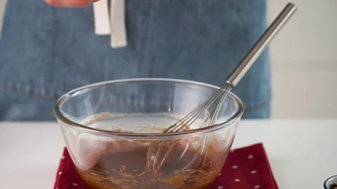 Process of making gingerbread cookies for Christmas. A woman is preparing a Stock Footage 131770133