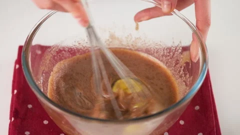 Process of making gingerbread cookies for Christmas. A woman is preparing a Stock Footage 131770710