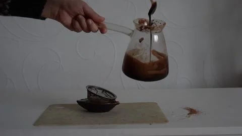 Process of making home made chocolate from carob Video stock 261982677