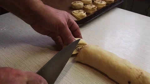 The process of making homemade baked goods. Cooking at home. Stock Footage 169404644