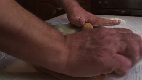 The process of making homemade baked goods. Cooking at home. Stock Footage 169404786