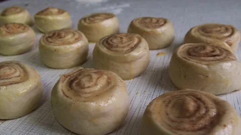 The process of making homemade baked goods. Cooking at home. Stock Footage 169404912