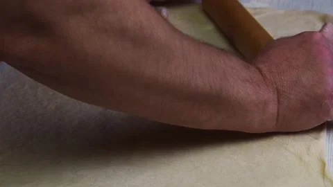 The process of making homemade baked goods. Cooking at home. Stock Footage 169405003