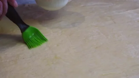 The process of making homemade baked goods. Cooking at home. Stock Footage 169405018