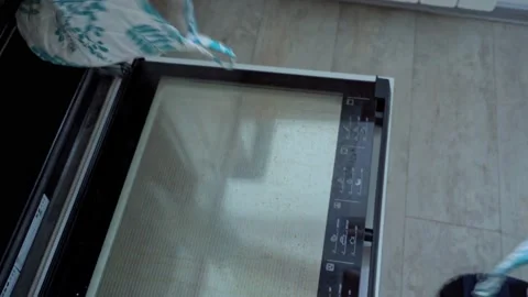 The process making homemade bread. baker takes out oven for baking, making bread Stock Footage 204853565