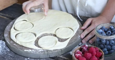 The process of making homemade dumplings Stock Footage 158307872