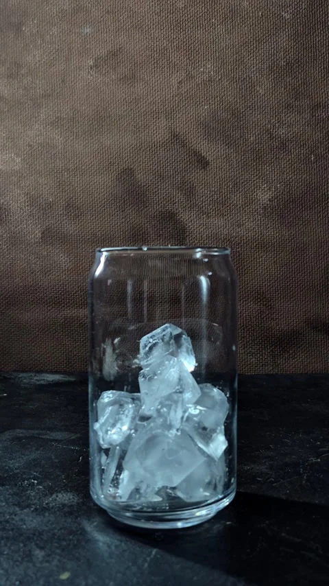 The process of making an iced latte in a glass Stock Footage 305062665