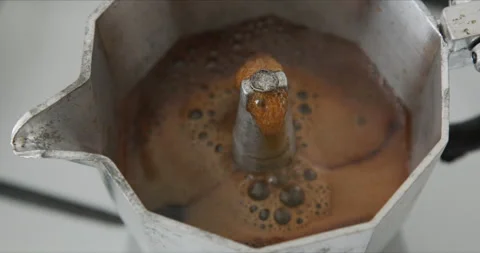 Process of making Italian espresso mocha. Stock Footage 132793985