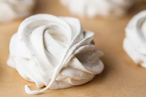 The process of making marshmallow. Stock Photos