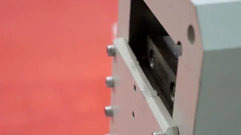 The process of making metal plates in production. Stock Footage 155187018