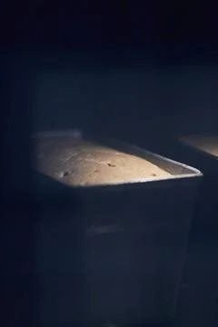 The process of making molded rye bread. Baking Stock Photos