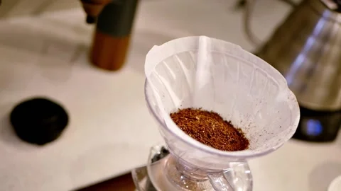 The process of making the most delicious coffee Stock Footage 202647157