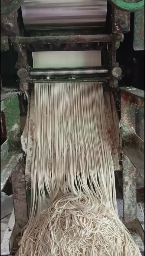 The process of making noodles Stock Footage 268677451