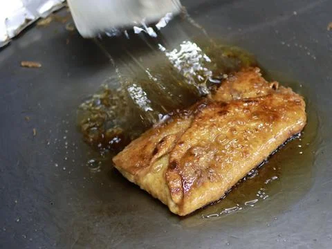 The process of making or cooking an Martabak Telur Stock Photos