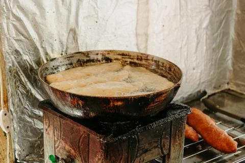 The process of making pies 写真素材