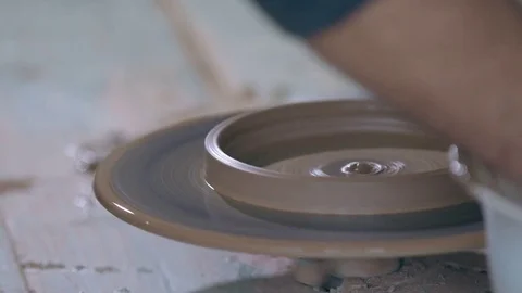 Process of making pottery. 4 K Stock Footage 83647819
