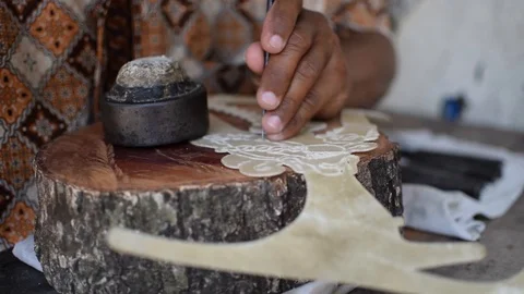 The process of making puppets Stock Footage 92104216