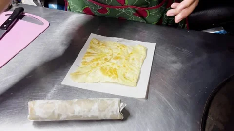 The process of making roti. It is the pr... | Stock Video | Pond5
