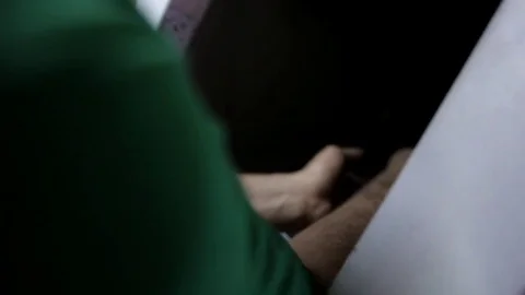 The process of making shoes Stock Footage 76360046