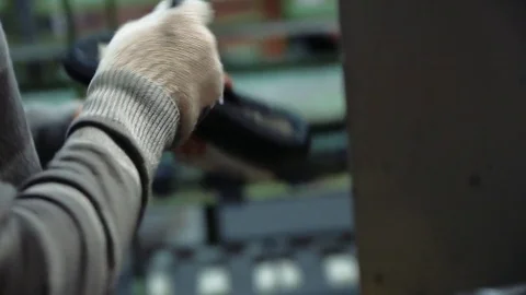 The process of making shoes Stock Footage 76360072