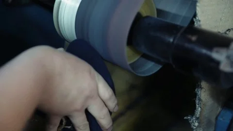 The process of making shoes Stock Footage 76360090