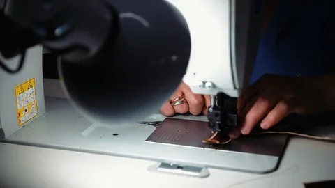 The process of making shoes Stock Footage 76360136