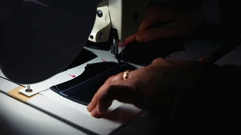 The process of making shoes Stock Footage 76360161