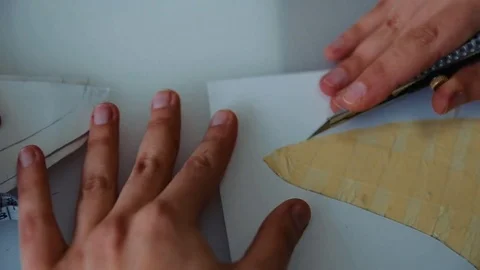 The process of making shoes Stock Footage 76360187