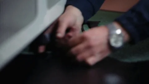 The process of making shoes Stock Footage 76360200