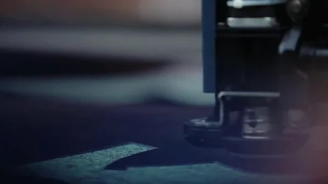 The process of making shoes Stock Footage 76360206