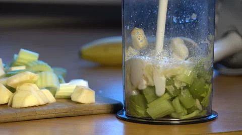 The process of making a smoothie 7 Stock Footage 61725260
