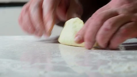 The process of making stuffed patties at home. Stock Footage 229688482