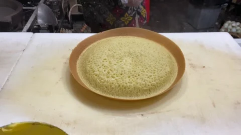 The process of making sweet martabak Stock Footage 294540140