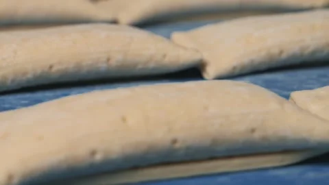  The process of making sweet pastries at the factory Stock Footage 284012400