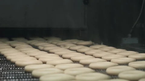  The process of making sweet pastries at the factory Stock Footage 284012417
