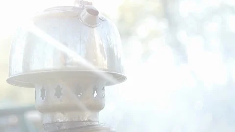 Process of making tea in the samovar. Stock Footage 89545355