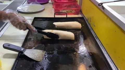 The process of making Turkish kebabs Stock Footage 248851142