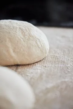 The process of making wheat bread at home. Dough Stock Photos
