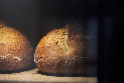 The process of making wheat bread at home. Baking Stock Photos