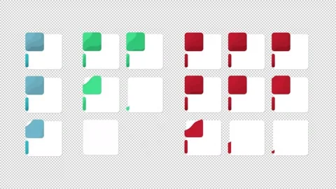 Process management infographic template animation set Stock Footage 333751892